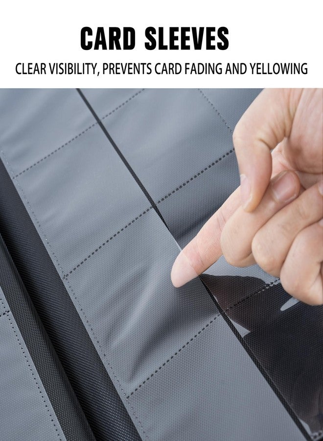 MORABTO Premium 1000+ Pockets Card Binder,16 Pockets Trading Card Binder Ringless Side Loading Trading Card Album Folder for TCG -Black - Image 4